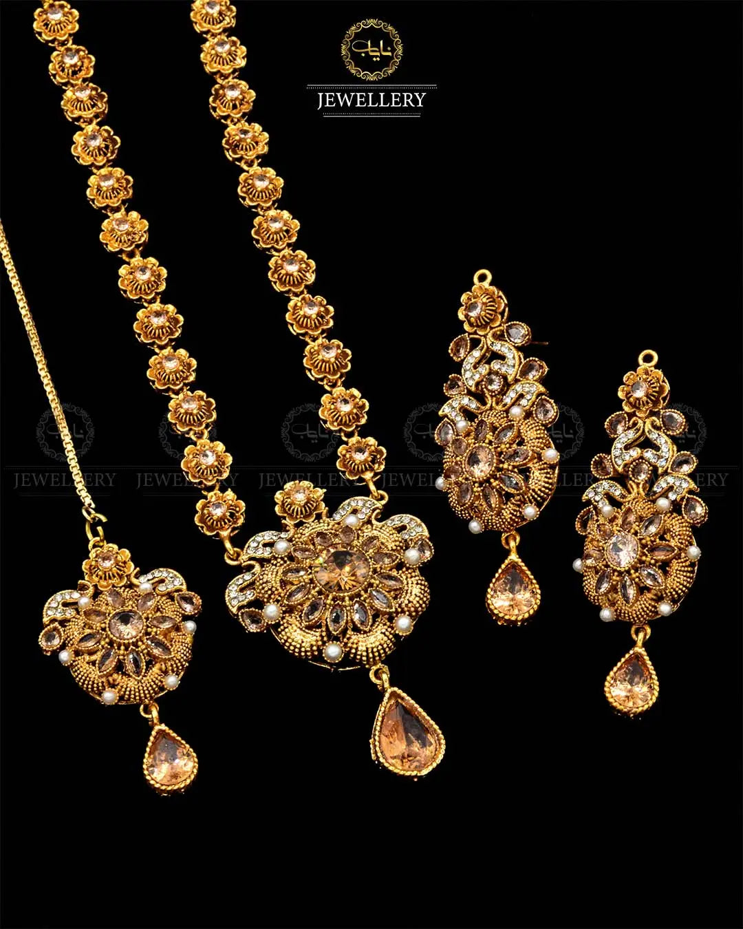 Egyptian Necklace set NJ-1847 Nayab Jewellery