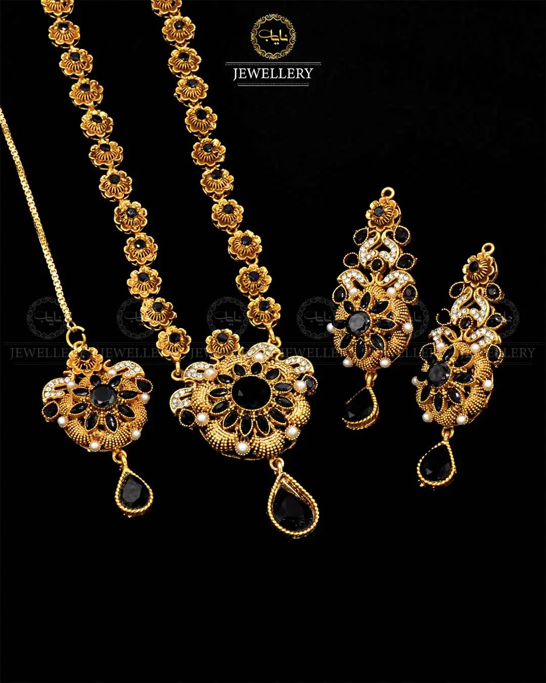 Egyptian Necklace set NJ-1847 Nayab Jewellery