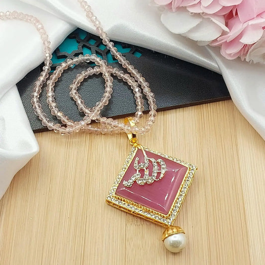 Egyptian Squre Stone Calligraphy pendant -2180 Nayab Jewellery