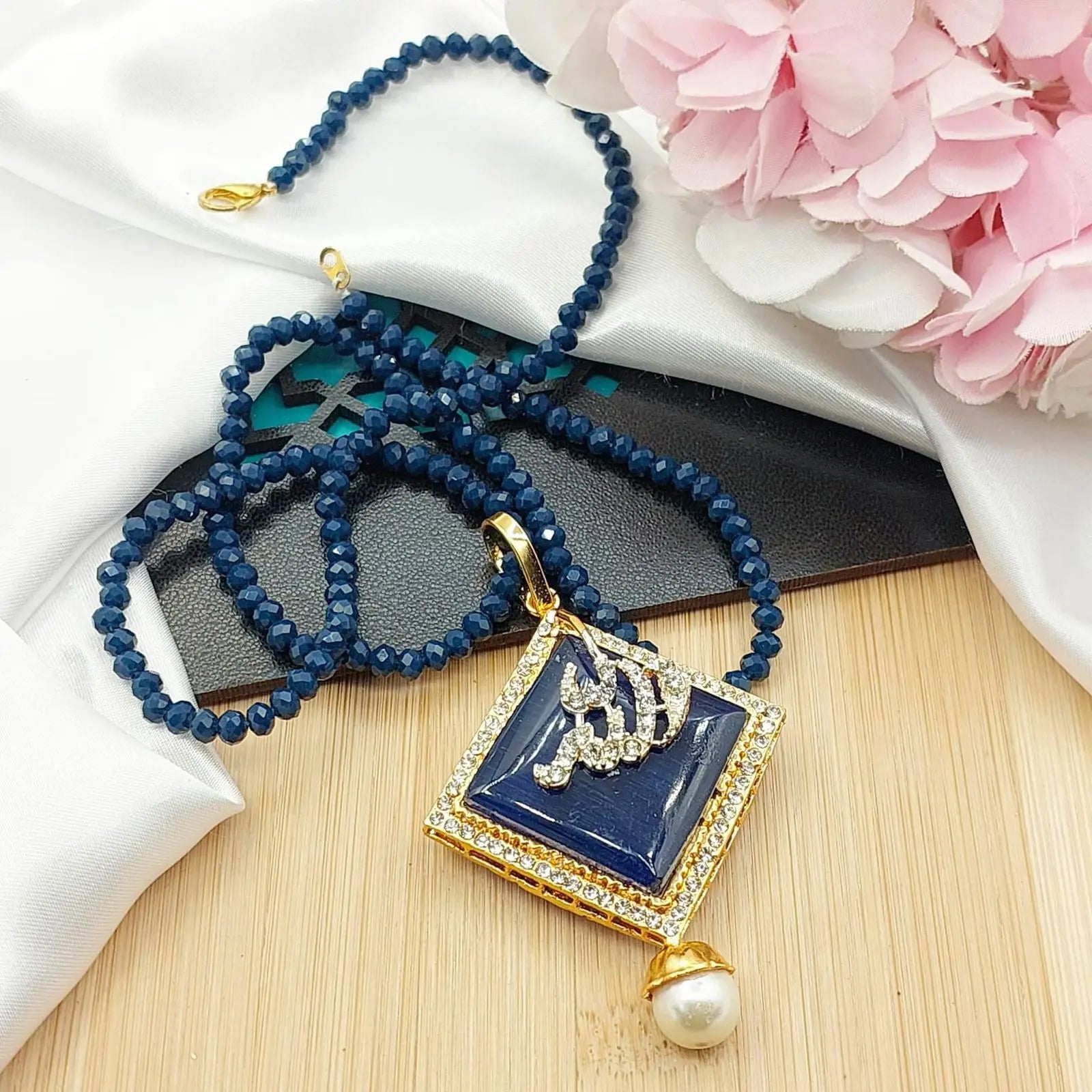 Egyptian Squre Stone Calligraphy pendant -2180 Nayab Jewellery