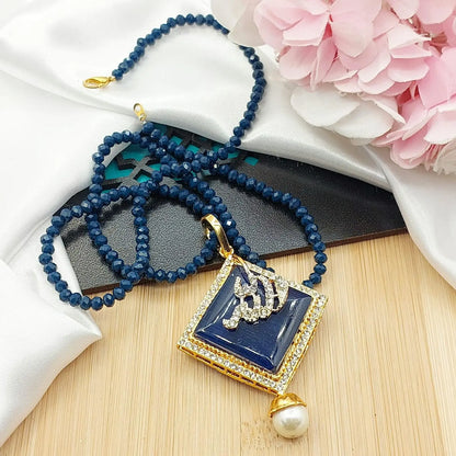 Egyptian Squre Stone Calligraphy pendant -2180 Nayab Jewellery
