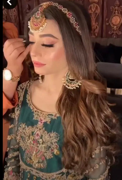 Noratan Sheesh Patti with Jhumka-2836