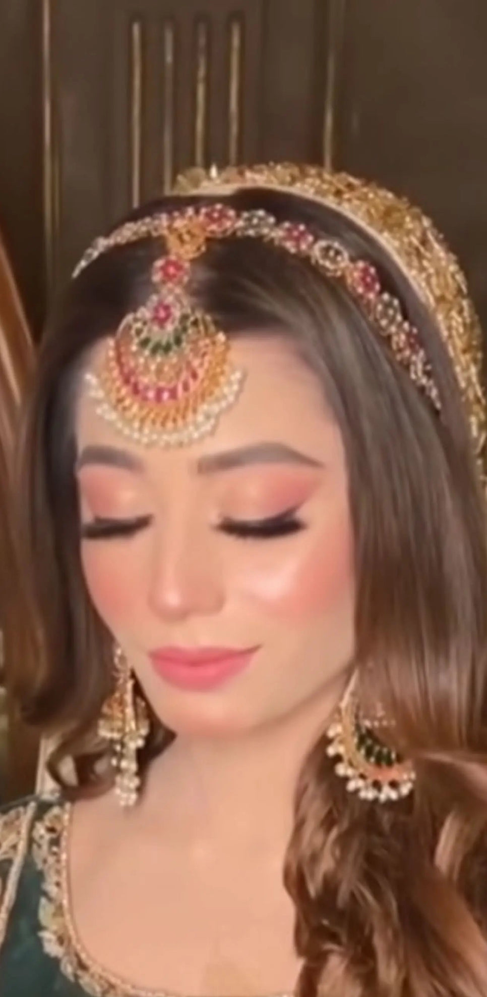 Noratan Sheesh Patti with Jhumka-2836