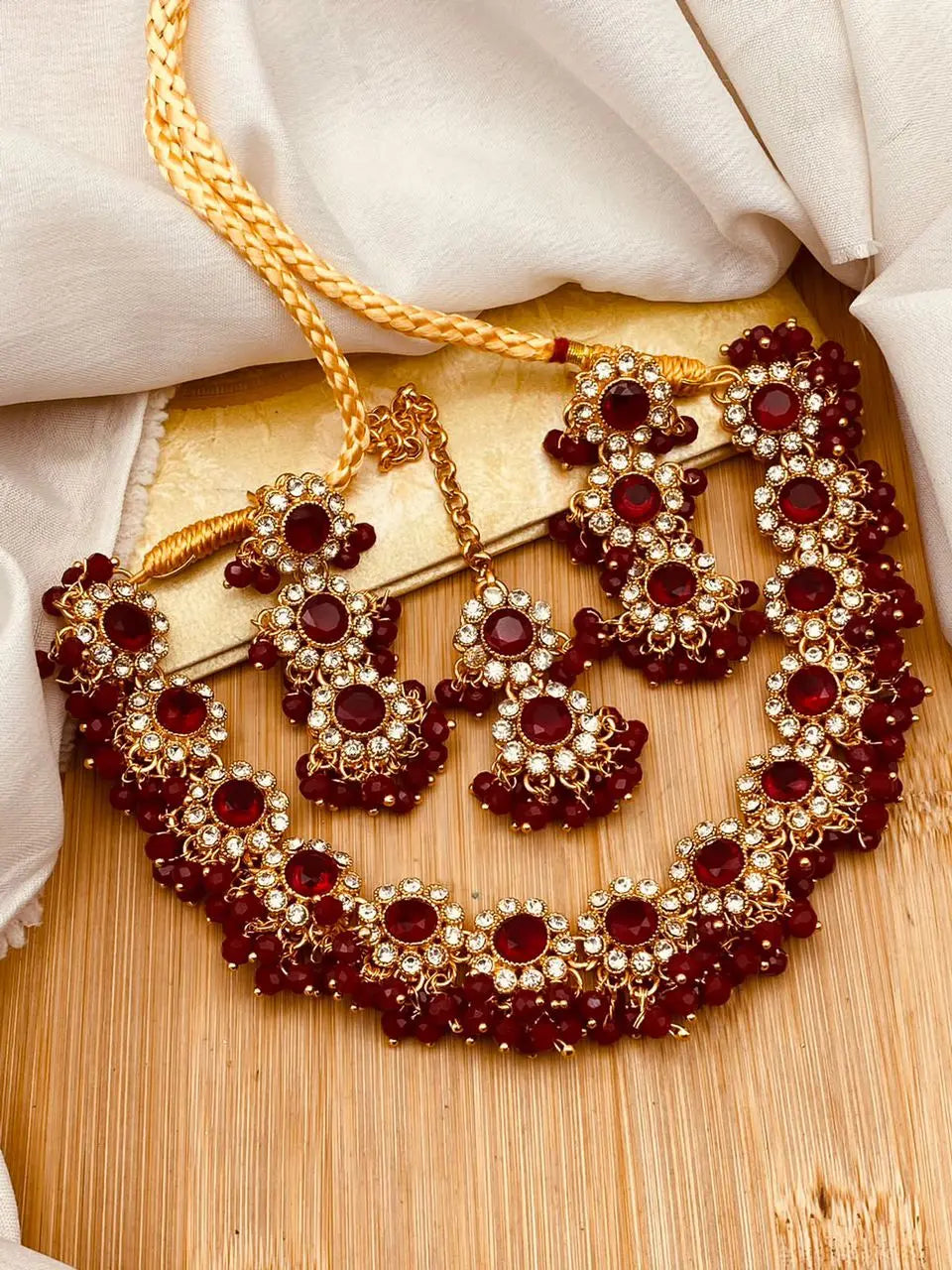 Gajra Necklace set NJ-1621 Nayab Jewellery