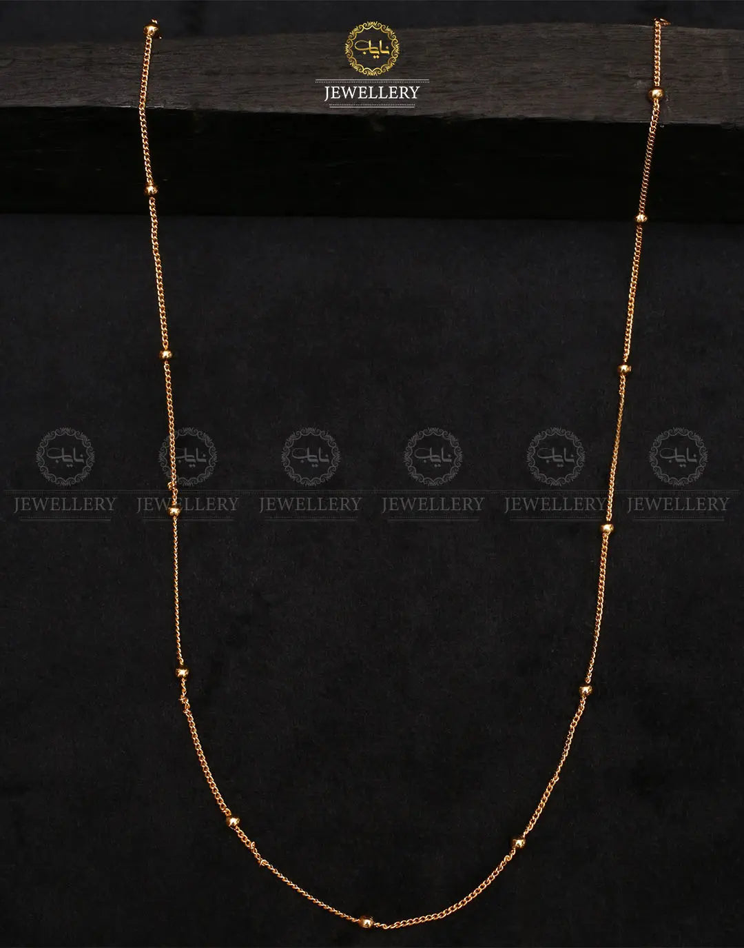 Gold look chain 17 inches  -2312 Nayab Jewellery