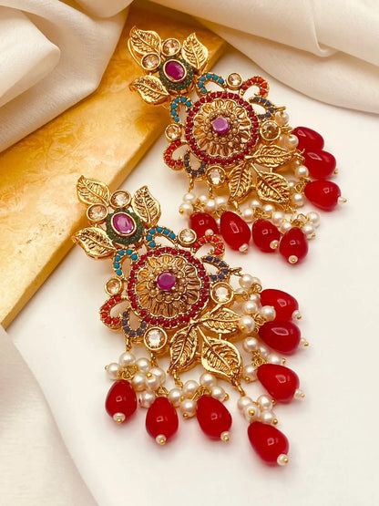 Gold plated Noratan Earrings