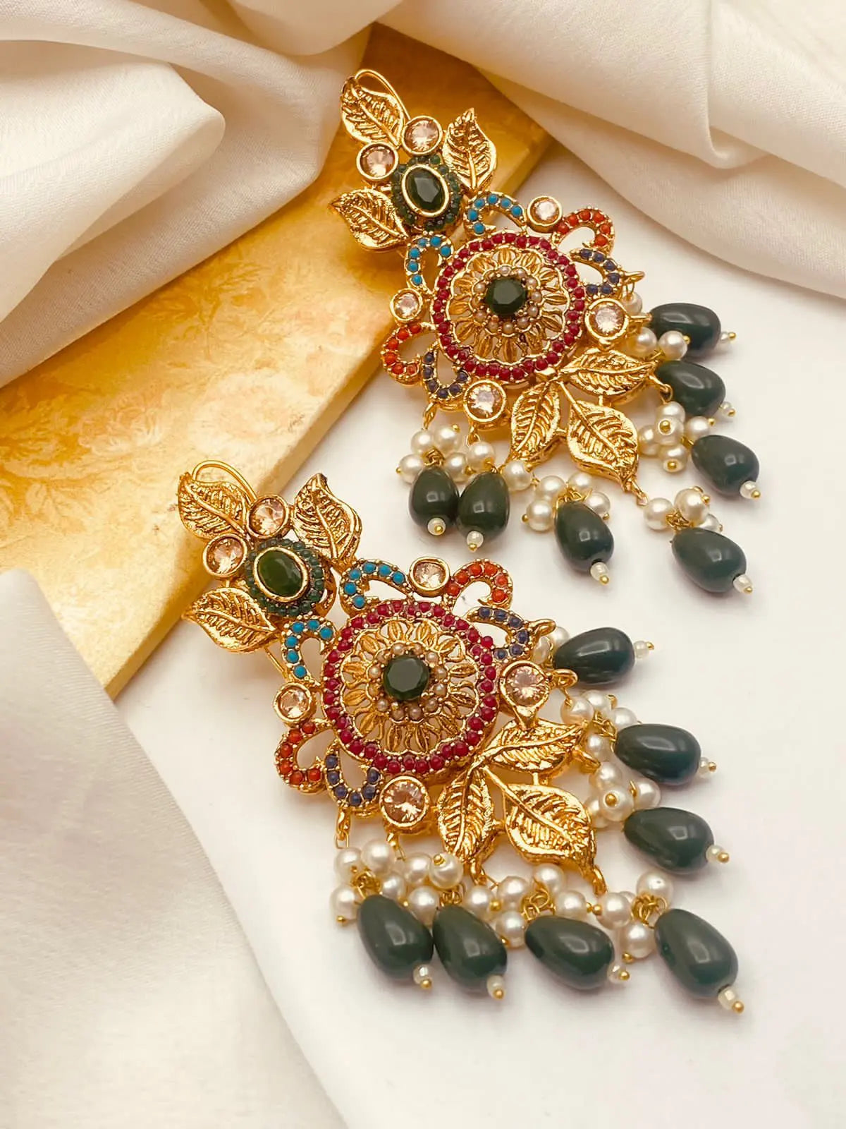 Gold plated Noratan Earrings