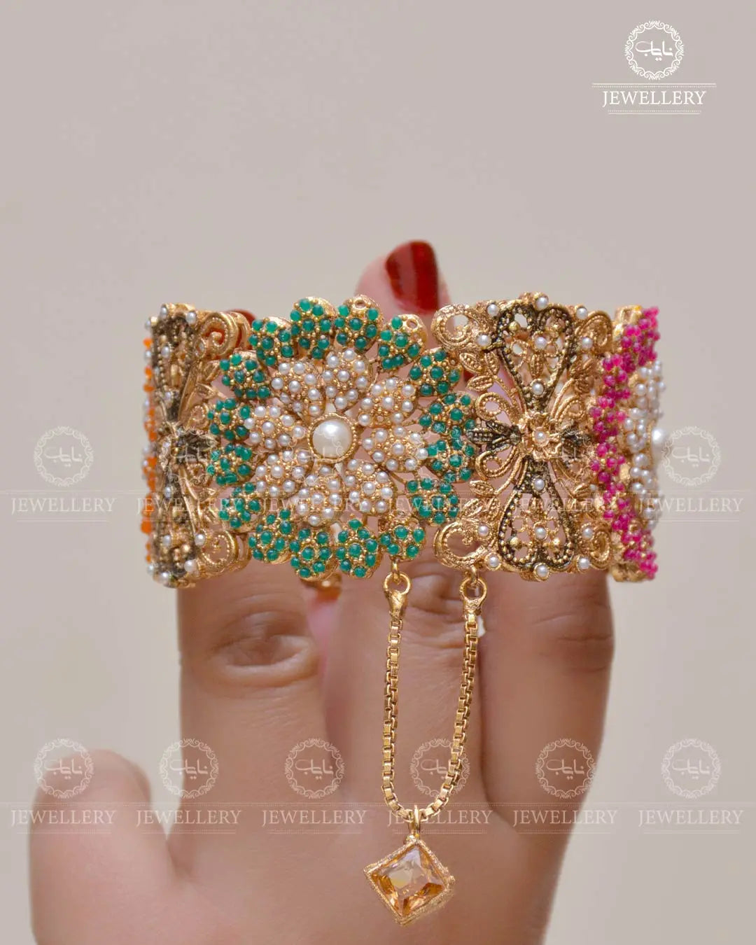 Hand made Noratan Openable Kangan (Each) NJ-1628 Nayab Jewellery