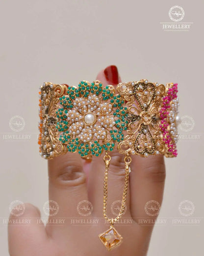 Hand made Noratan Openable Kangan (Each) NJ-1628 Nayab Jewellery