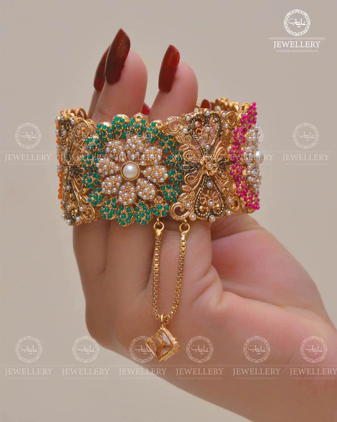 Hand made Noratan Openable Kangan (Each) NJ-1628 Nayab Jewellery