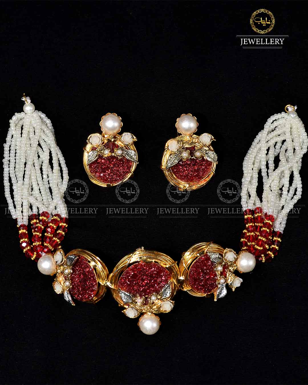 Handmade Crush Chokar set NJ -1678 Nayab Jewellery