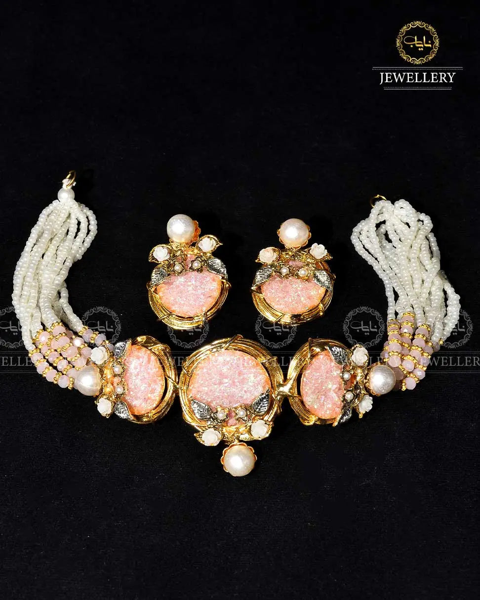 Handmade Crush Chokar set NJ -1678 Nayab Jewellery