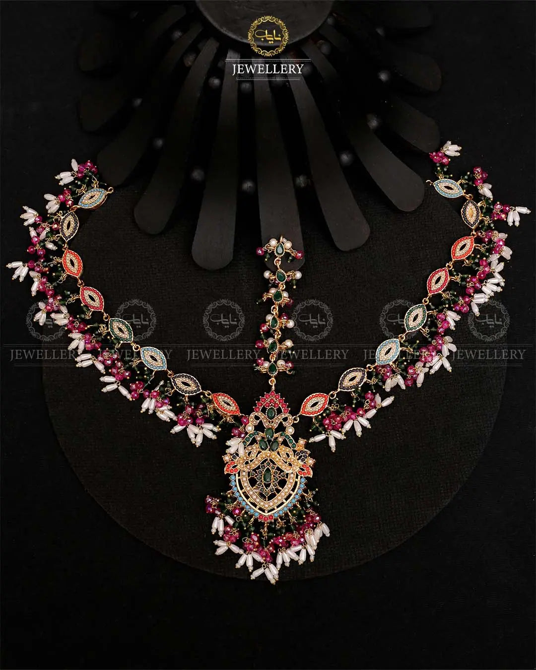 Handmade Noratan Bridal Matha patti -2101 Nayab Jewellery