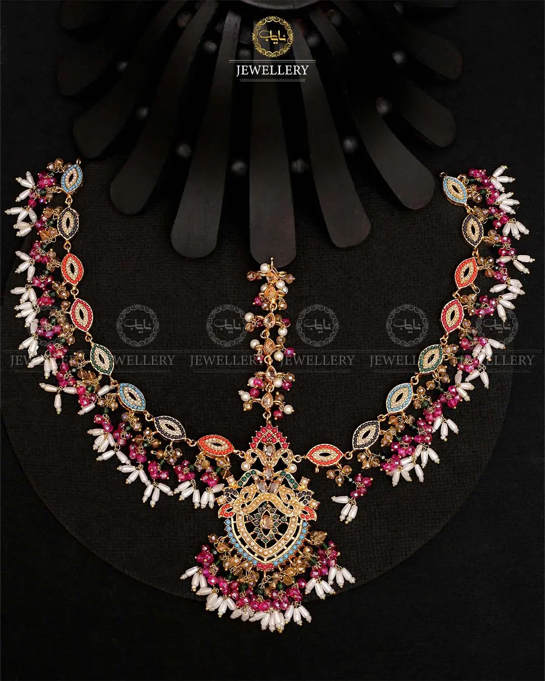 Handmade Noratan Bridal Matha patti -2101 Nayab Jewellery