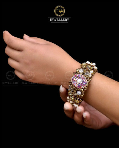 Handmade Turkish Antique Kangan NJ-1758 Nayab Jewellery