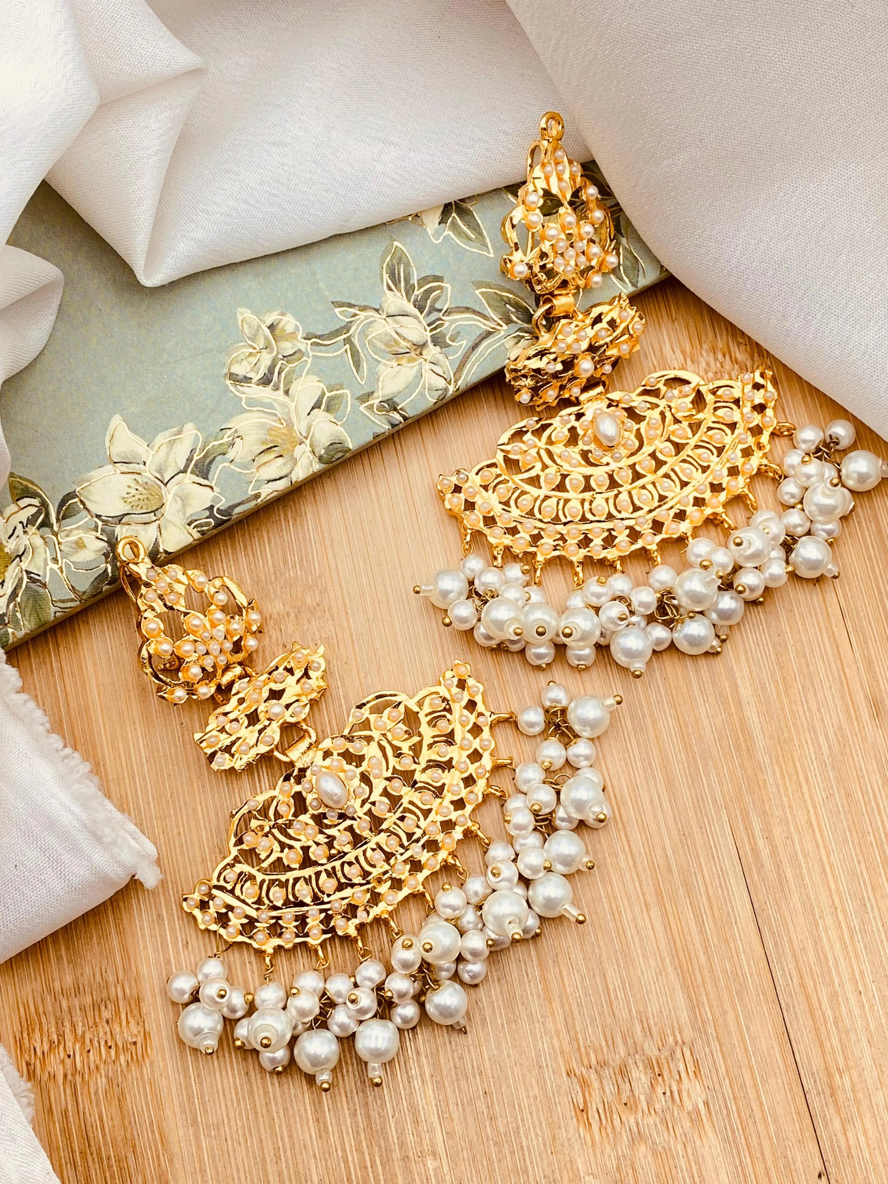 Hyderabadi earrings -2265 Nayab Jewellery