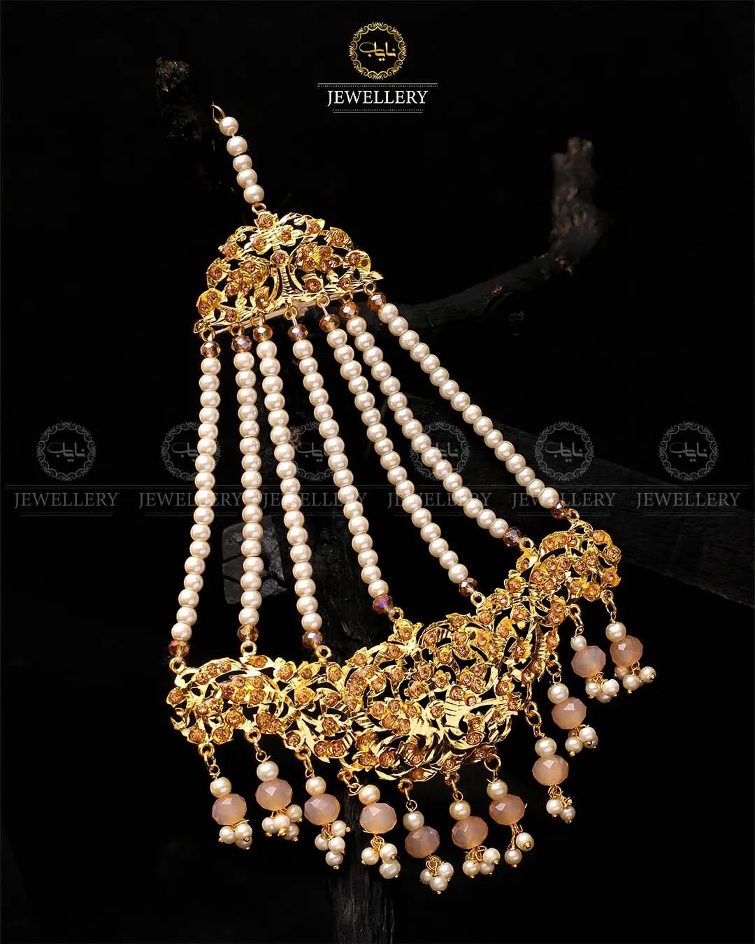 Hyedrabadi Bridal big size jhomer-2107 Nayab Jewellery