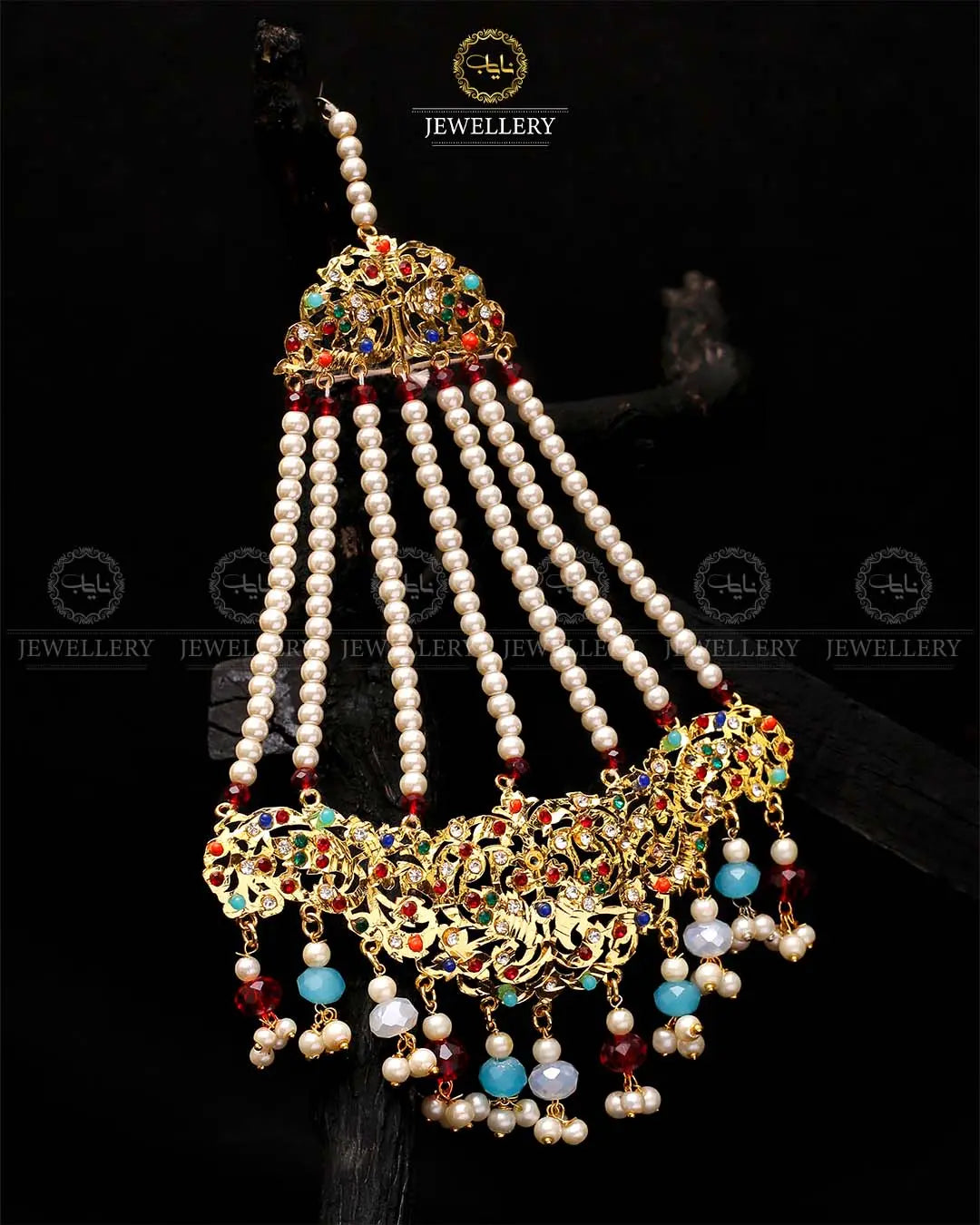 Hyedrabadi Bridal big size jhomer-2107 Nayab Jewellery