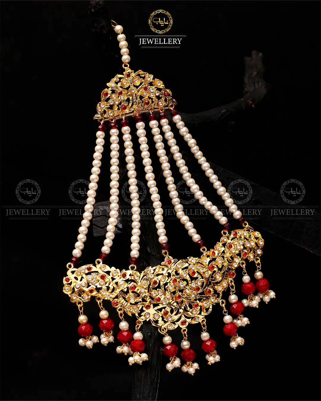 Hyedrabadi Bridal big size jhomer-2107 Nayab Jewellery