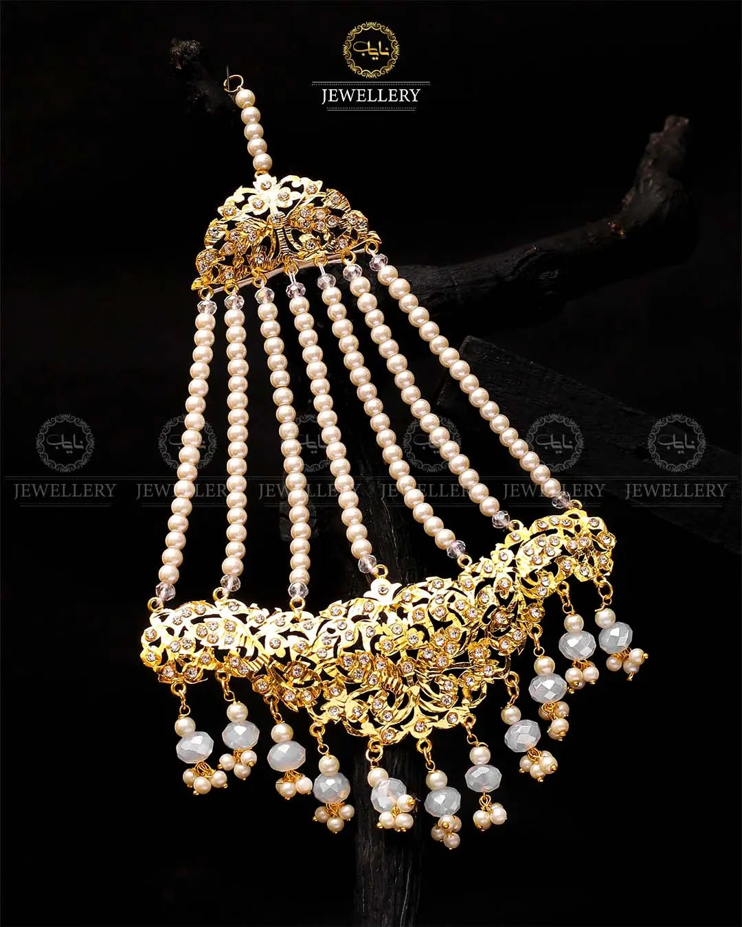 Hyedrabadi Bridal big size jhomer-2107 Nayab Jewellery