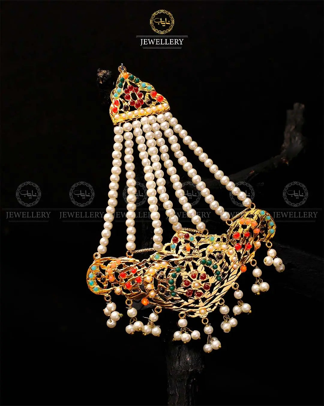 Hyedrabadi Bridal big size jhomer-2111 Nayab Jewellery