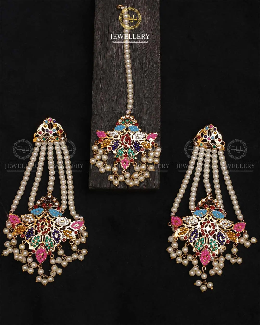 Hyedrabadi Earrings Tika -2345 Nayab Jewellery