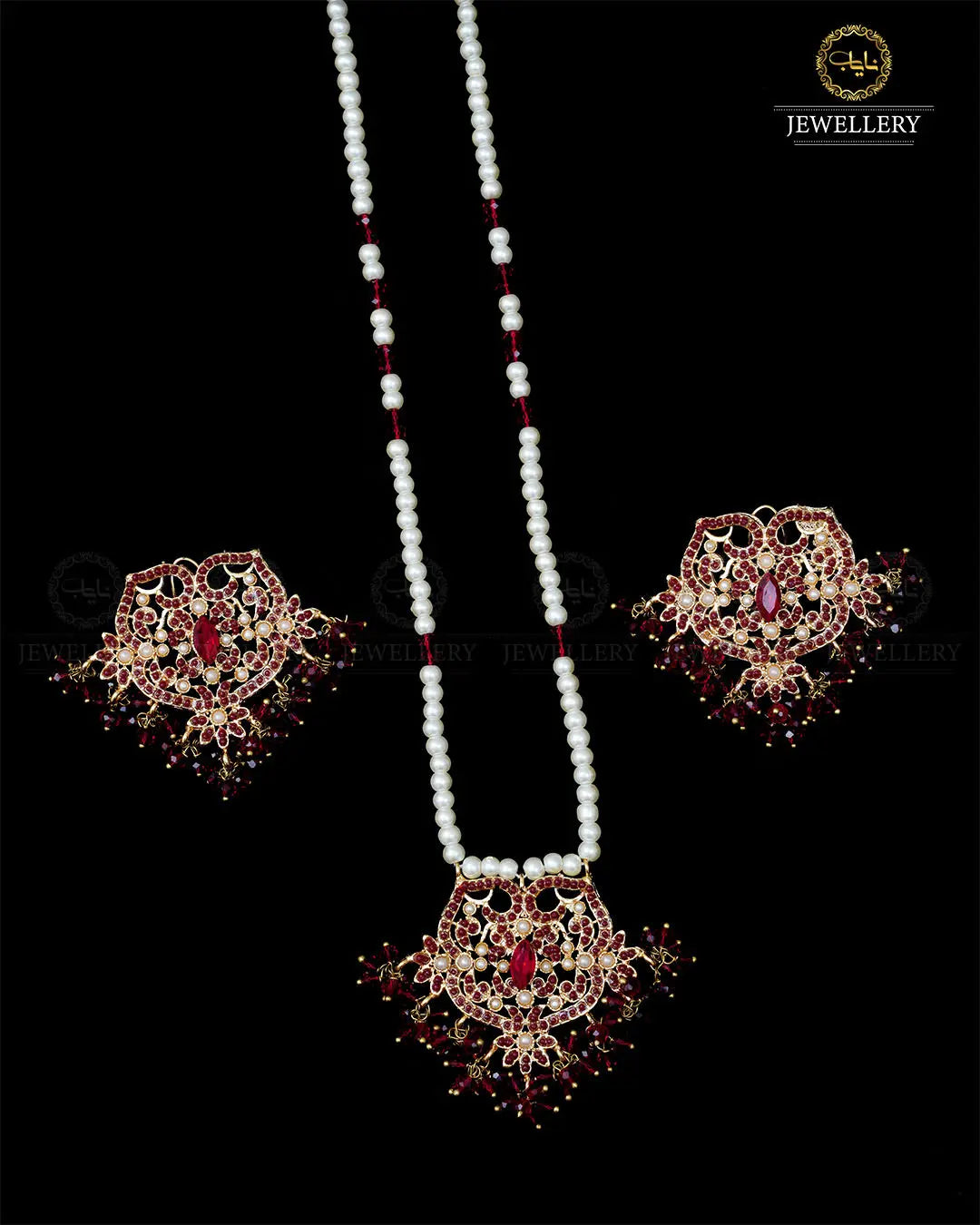 Hyedrabadi Mala set-1955 Nayab Jewellery