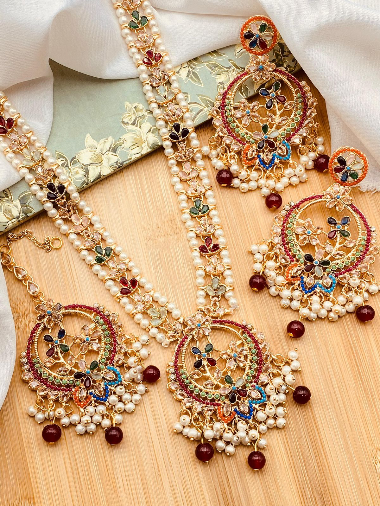 Zarcon Mala set with Hoops & Tika NJ-1919