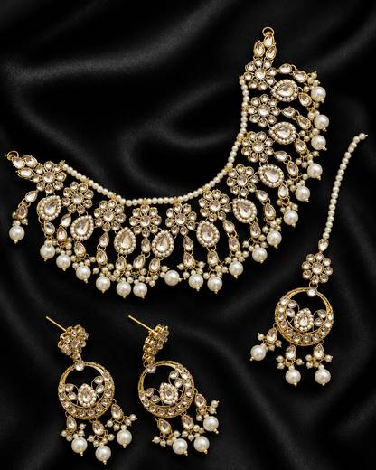 Uncut Kundan Necklace set N-1028