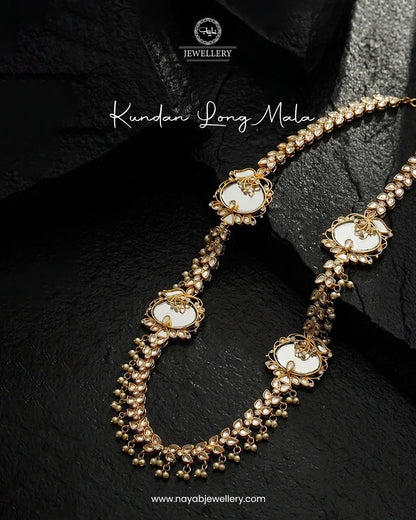 Kundan Long Mala (without Earrings) ML-2020