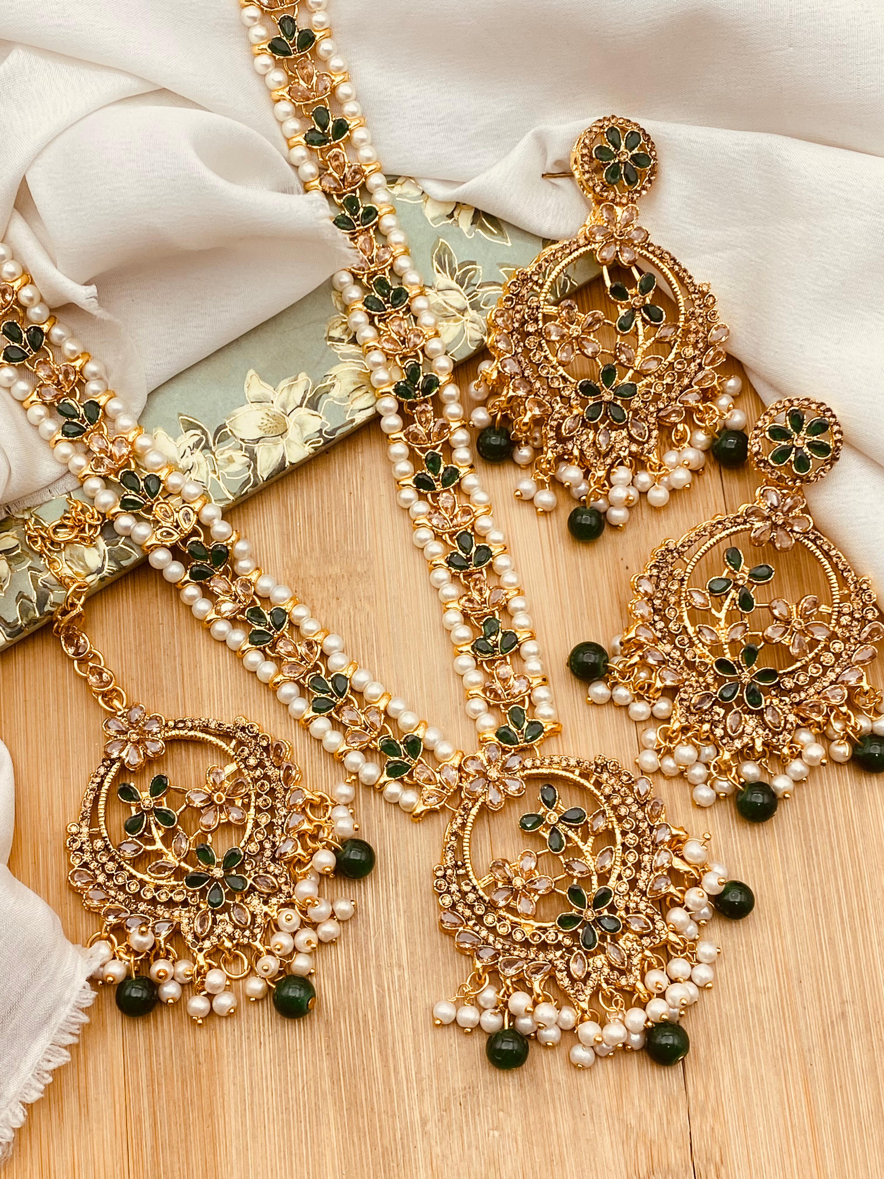 Zarcon Mala set with Hoops & Tika NJ-1919