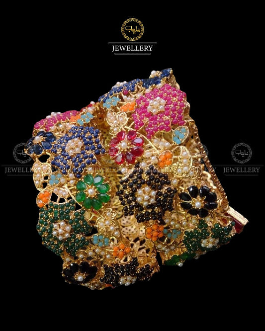 Noratan Wide Openable Bangles (pair)-2589