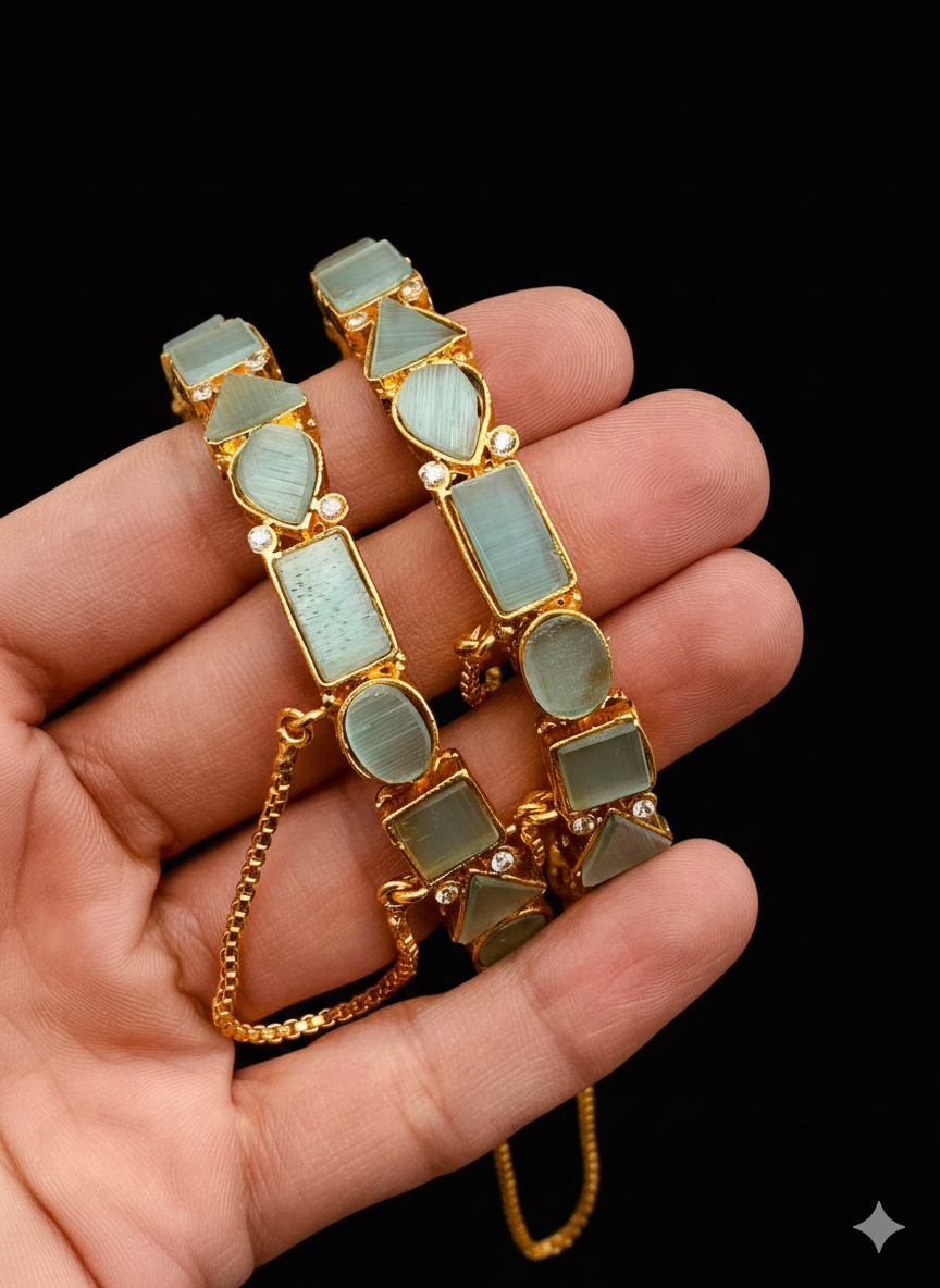 Egyptian openable Bangles (pair) BL-5039