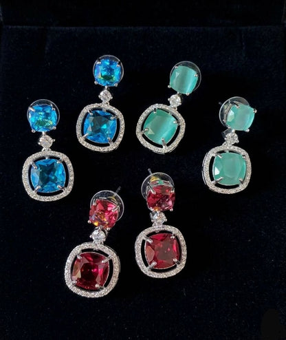 American Dimond Earrings -1991