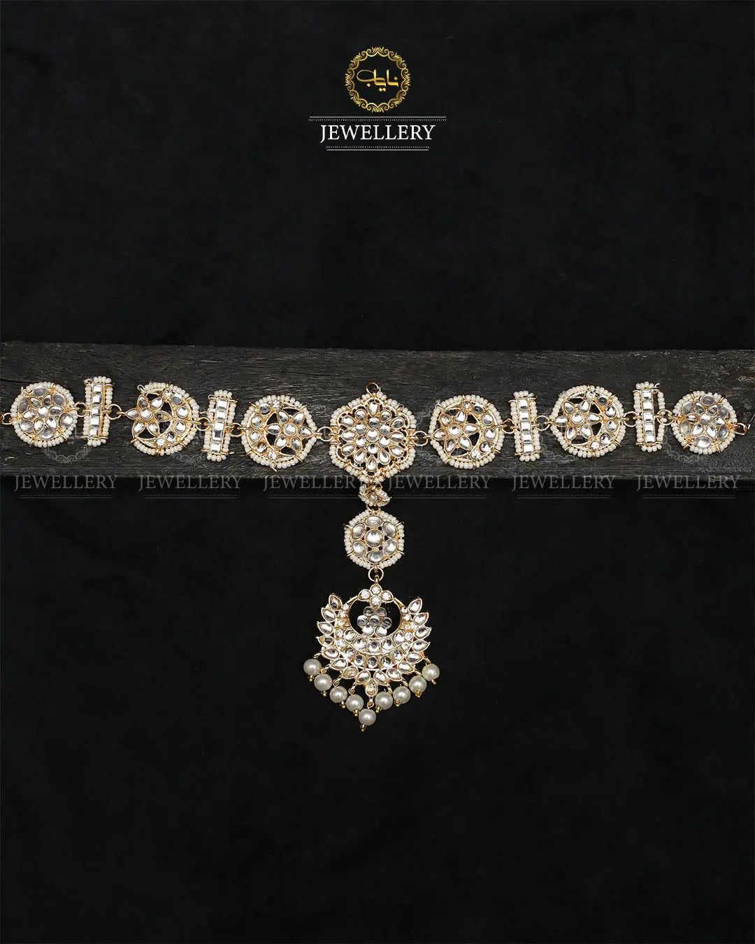 Indian Dubbi kundan Sheesh Patti-2352 Nayab Jewellery