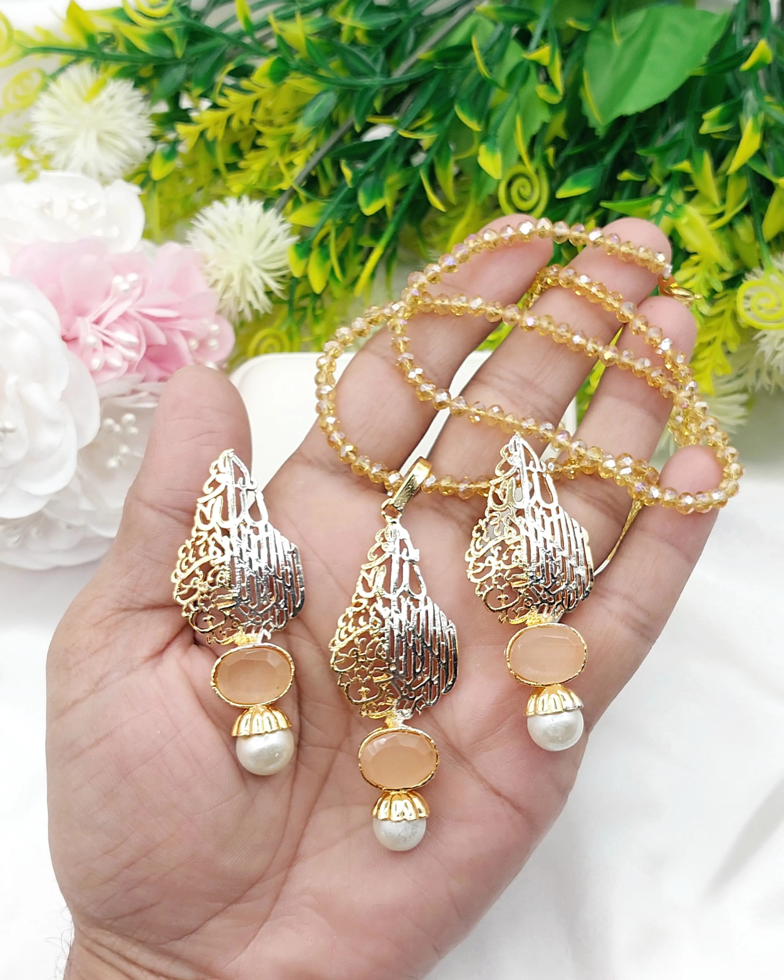 Kalma Locket set-2189 Nayab Jewellery