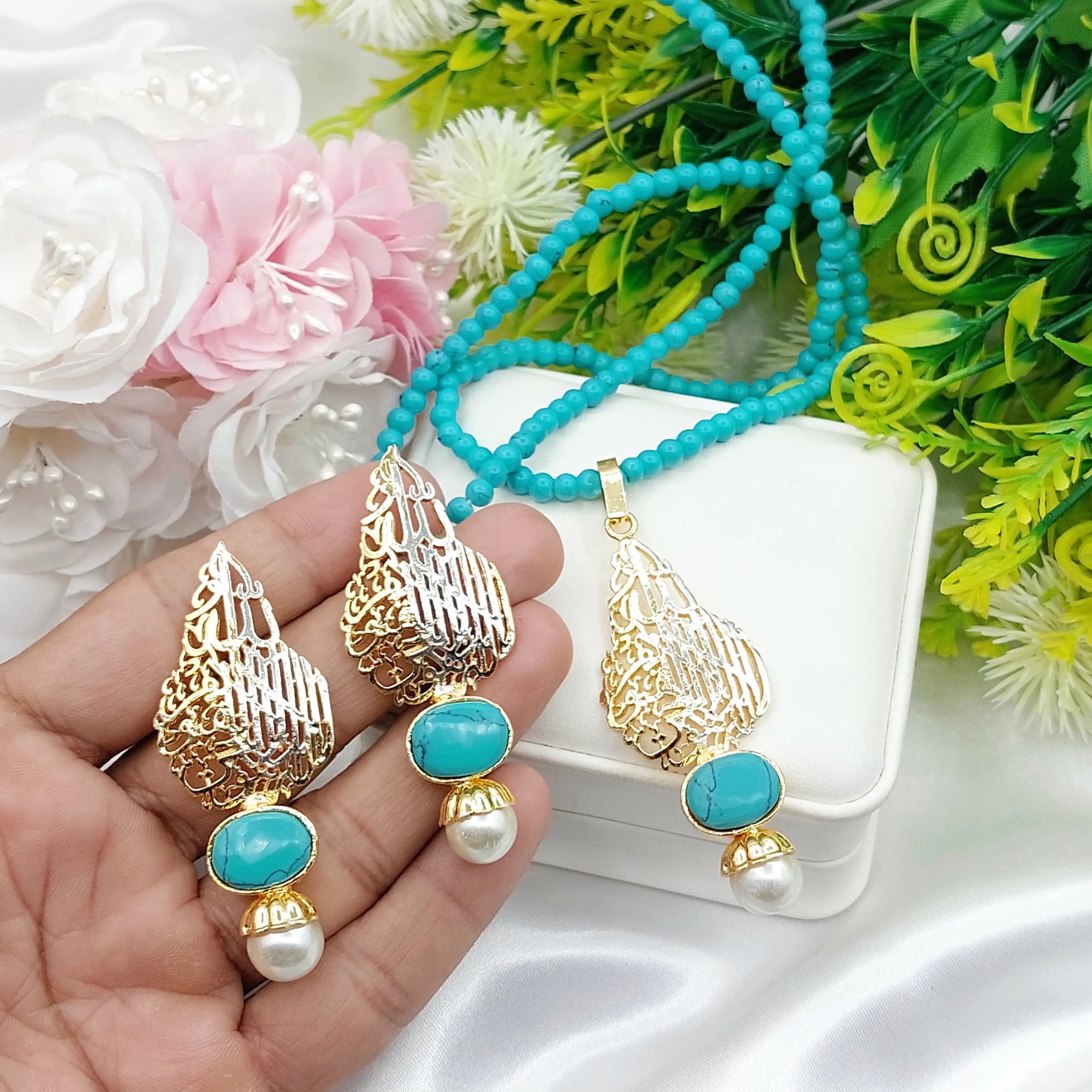 Kalma Locket set-2189 Nayab Jewellery