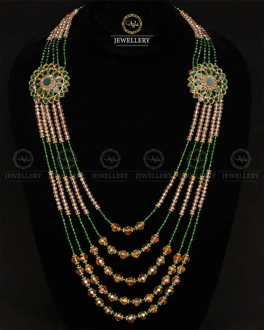 Kundan 5 layers Bridal Mala-2171-Golden Nayab Jewellery