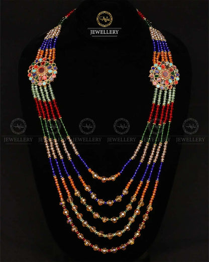 Kundan 5 layers Bridal Mala-2171-Golden Nayab Jewellery