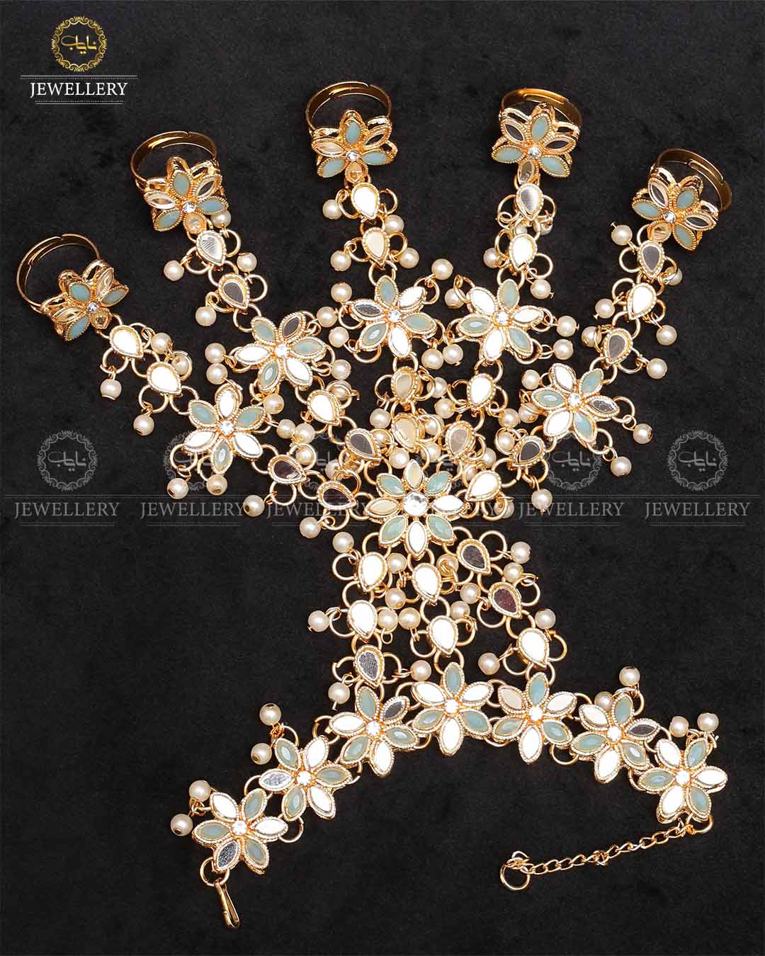 Kundan Bridal Panja-2211-Golden Nayab Jewellery