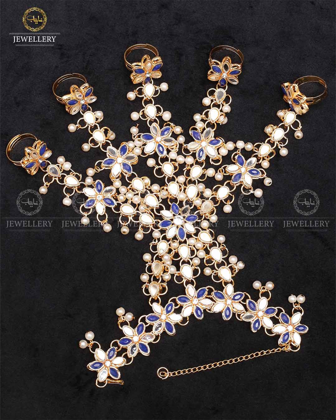 Kundan Bridal Panja-2211-Golden Nayab Jewellery