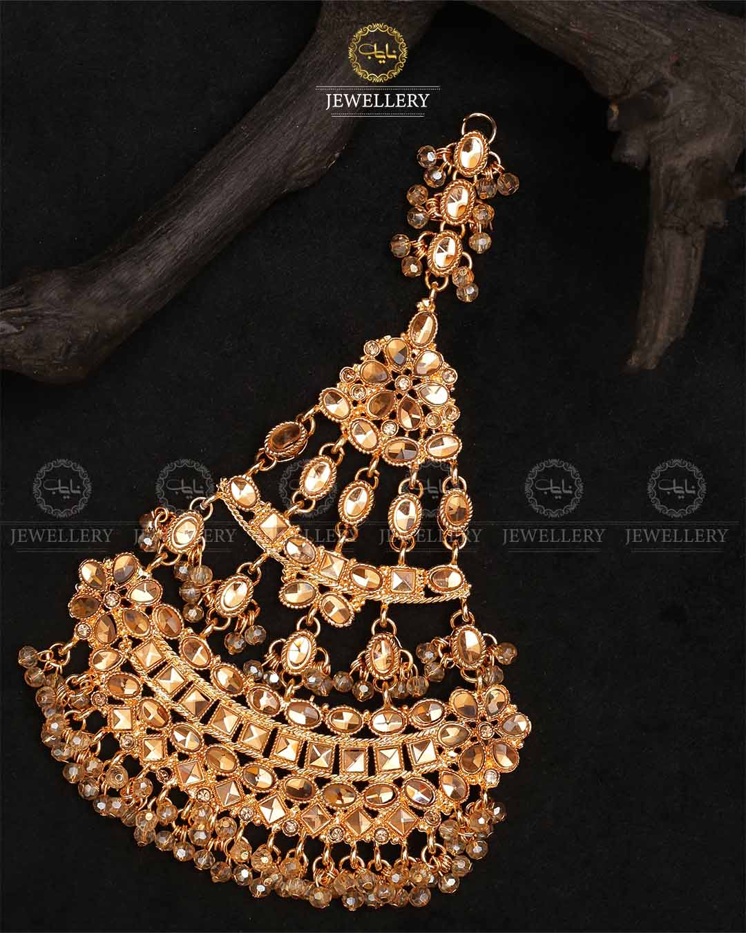 Kundan Jhumer-2326-Golden Nayab Jewellery