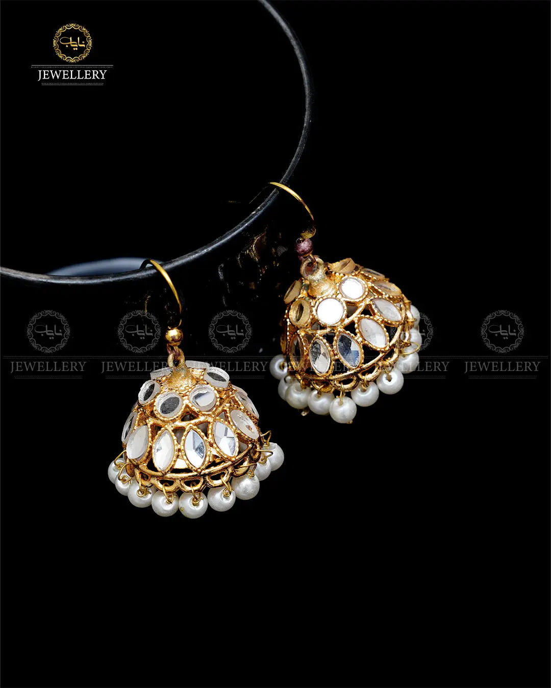 Kundan Jhumki-1965-G Nayab Jewellery