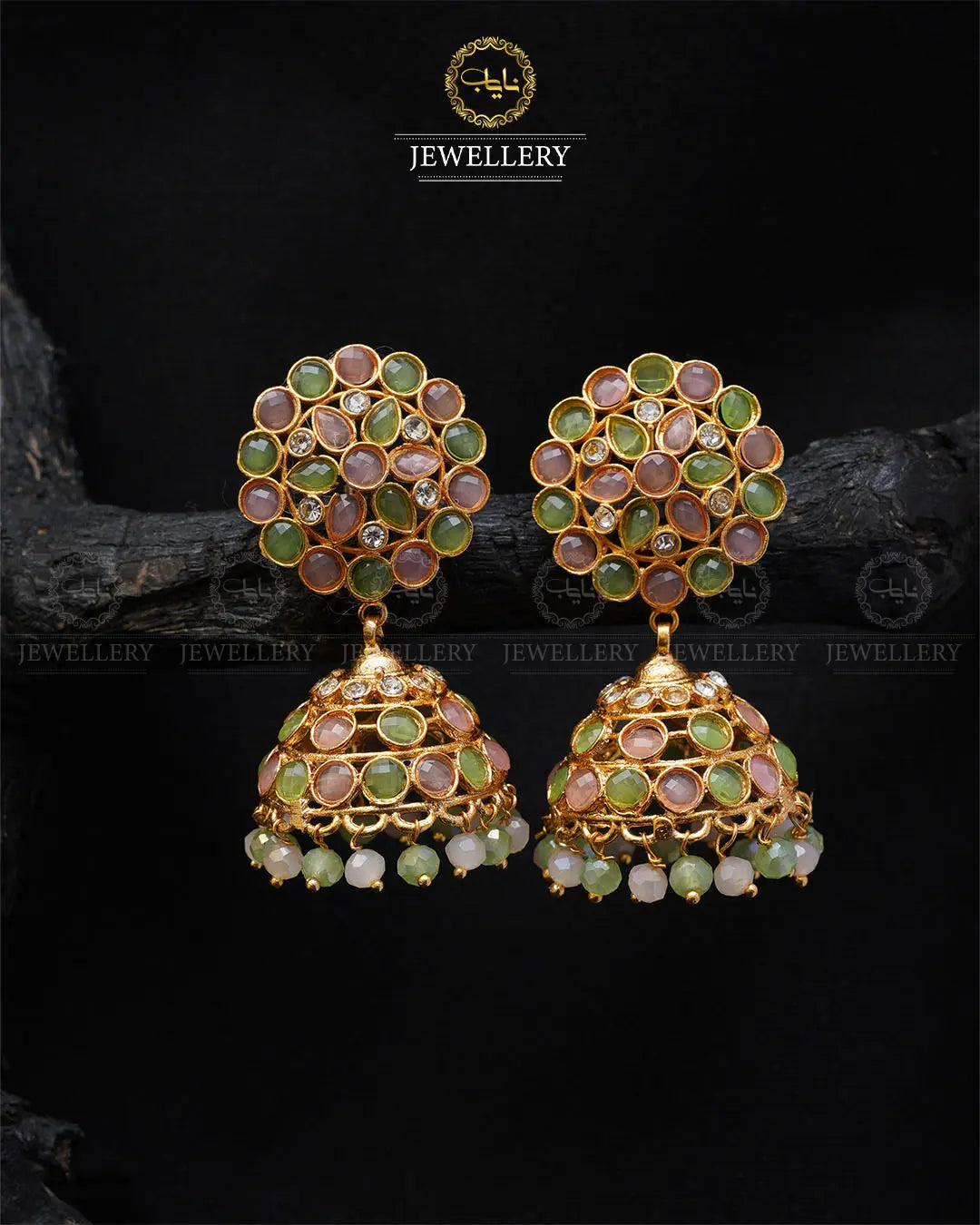 Kundan Jhumki -2034-G Nayab Jewellery