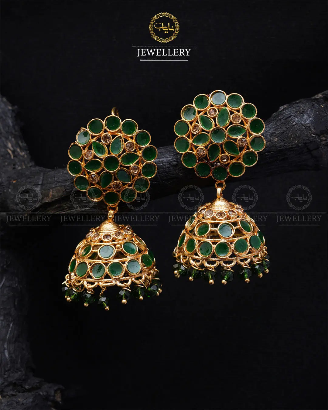 Kundan Jhumki -2034-G Nayab Jewellery