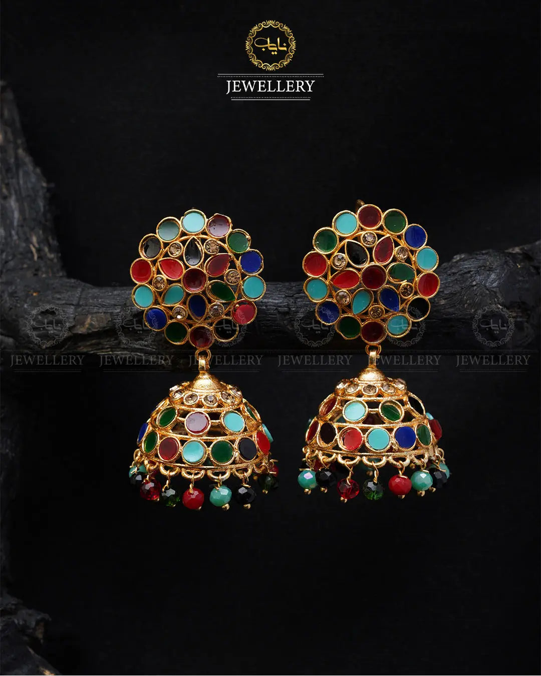 Kundan Jhumki -2034-G Nayab Jewellery