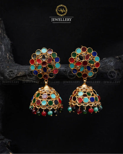 Kundan Jhumki -2034-G Nayab Jewellery