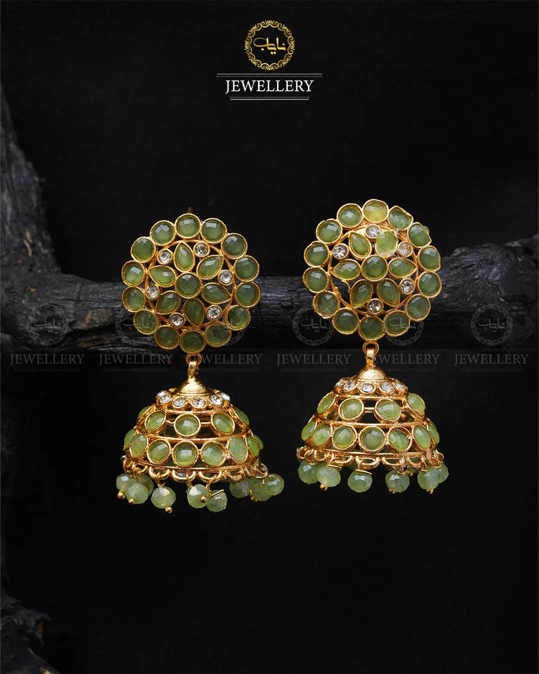 Kundan Jhumki -2034-G Nayab Jewellery