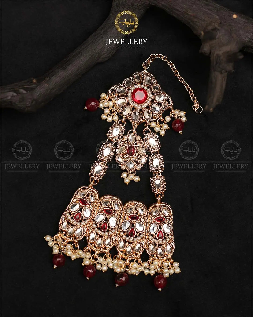 Kundan jhomer -2377 (Copy) Nayab Jewellery