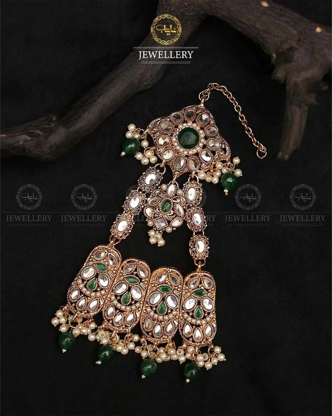 Kundan jhomer -2377 (Copy) Nayab Jewellery